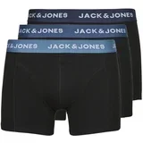 Boksarice JACSOLID TRUNKS 3 PACK OP Črna