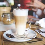 springos staklene čaše za latte s ručkom 280 ml, 6 kom | shoptok.hr