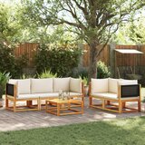 vidaXL 6-dijelna set vrtnih sofa s jastucima masivno bagremovo drvo | shoptok.hr