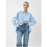 Koton Shirt - Blue - Oversize