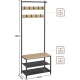 Vješalica za stalak za odjeću - sonoma - HSR411B11 | shoptok.hr