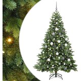 vidaXL Umjetno božićno drvce s stalakom Zelena 180 cm PE i PVC | shoptok.hr