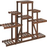  Stalak za cvijeće 110 x 25 x 96 cm od masivne jelovine | shoptok.hr