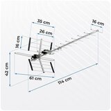 Berdsen BD-951 usmjerena vanjska TV antena ultra HD 4K | shoptok.hr