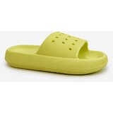 EVENTO Women's Foam Slides on Thick Sole Lime Beula | shoptok.hr
