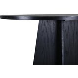 Venture Home Bootcut okrugli blagovaonski stol ⌀110 cm, crni | shoptok.hr