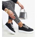 Gemre Black Sneakers on Thick Sole Walida | Shoptok.si