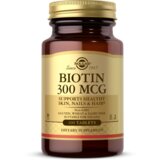 Solgar biotin, 300 mcg, 100 tableta – podrška zdravlju kože, kose i noktiju Cene
