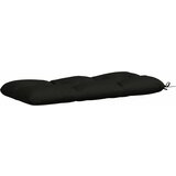  Jastučić za klupu VIANEN 100% poliester Crna 130 x 50 x 12 cm | shoptok.hr