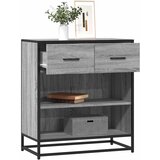 vidaXL Komoda siva sonoma 68x35x76 cm inženirski les Cene
