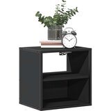 vidaXL Stenska nočna omarica črna 40x31x39,5 cm | Shoptok.si