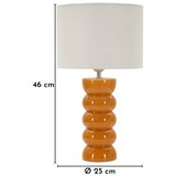 Mauro Ferretti Senf žuta/bijela stolna lampa keramička s tekstilnim sjenilom (visina 46 cm) Torr – | shoptok.hr