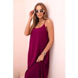 Kesi Włoski Long strap dress plum | shoptok.hr