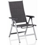 Vrtni ležalniki in počivalniki KETTLER BASIC PLUS PADDED naslanjač iz aluminija – srebrna / antracit Cene