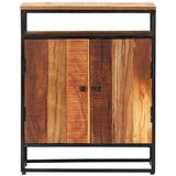 In bočni ormarić od masivnog obnovljenog drva i čelika 60x35x76 cm | shoptok.hr