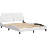  Okvir kreveta s LED-om bez madraca Zadar bijeli 140x190 cm | shoptok.hr