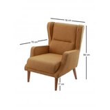Atelier Del Sofa Fotelja Klam, 70x94x78 cm, Kaki | Eponuda.ba