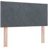 vidaXL Naslon za glavu Dizajn Dijamantnih Blokova Tamno Siva 90 cm Baršun | shoptok.hr