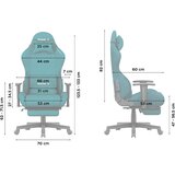 Huzaro Force 5.7 Teal Gaming stolica | Eponuda.com