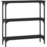  Konzolni stol crni 75 x 22 5 x 75 cm od konstruiranog drva | shoptok.hr