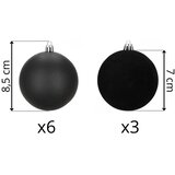 Ca1538 set božićnih kuglica 8 cm 9 kom. | shoptok.hr
