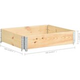  Okvir za palete 100 x 100 cm od masivne borovine | shoptok.hr