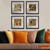 Wallity CAM56731096 multicolor decorative framed painting (4 pieces) | ePonuda.com