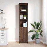 vidaXL Visoka omara rjavi hrast 37,5x35x180 cm inženirski les | Shoptok.si