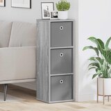  Kreveta s ladicama Siva Sonoma 30,5 x 27 x 84,5 cm | shoptok.hr