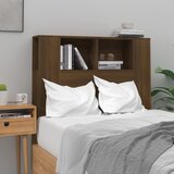 vidaXL Uzglavlje s ormarićem boja smeđeg hrasta 100 x 18,5 x 104,5 cm Cijene