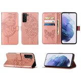 Chameleon Preklopna torbica (WLGO-Butterfly) za Samsung Galaxy S23+, roza-zlata | Shoptok.si
