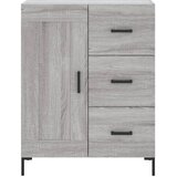  Visoka komoda siva sonome 69,5x34x180 cm od konstruiranog drva Slike