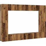  8-dijelni zidni set TV ormarić konstruirano drvo | Eponuda.com