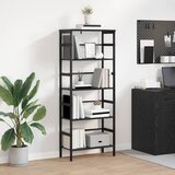  Polica Crni hrast 60 x 29,5 x 149 cm Konstruirano drvo | shoptok.hr