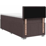  Boxspring krevet s madracem Tamno smeđa 90 x 200 cm Tkanina - Tamno smeđa 90 x 200 cm Dizajn linija | shoptok.hr