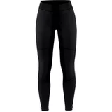 Craft ženske kolesarske hlače core subz wind tights black/black