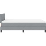  Krevet s opruga kutije Svjetlosiva 120 x 200 cm tkanina | shoptok.hr