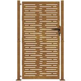  Vrtna vrata 100x200 cm od korten čelika, kvadratni dizajn | shoptok.hr