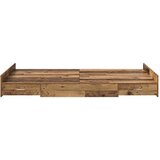 Krevet s ladicama Staro drvo 120 x 190 cm Konstruirano drvo | shoptok.hr