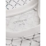 Ombre Men's full print knit shirt - white | Shoptok.si