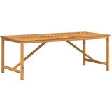  Vrtni blagovaonski stol 200 x 90 x 74 cm masivno bagremovo drvo | shoptok.hr