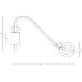  Zambelis 22042 - LED prigušiva zidna svetiljka LED/7W/230V crna | Eponuda.com