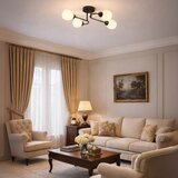 plafonski luster king 4xE27/15W/230V crne boje | Eponuda.com