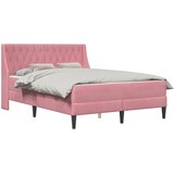  Okvir kreveta s madracem Ružičasta 180 x 200 cm Baršun | shoptok.hr