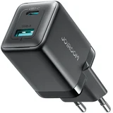 Punjač JR - TG8 GaN 45W USB - C / USB - A - crni