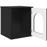  Mačja Kuća Crna 53 x 52 x 62 cm Konstruirano drvo | Eponuda.com