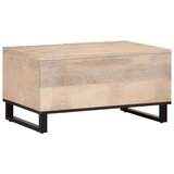  Stolić za kavu bijeli 80x51x40 cm od masivnog drva manga | shoptok.hr