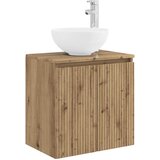  Set ormarića za kupaonicu 3 kom. Hrast artisan | shoptok.hr