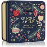Scottish Fine Soaps Spiced Apple Luxury Soap luksuzno trdo milo v pločevinki 100 g