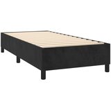 Box spring krevet s madracem crni 100x200 cm baršunasti | shoptok.hr